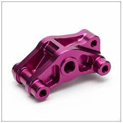 5-axis CNC machined aluminum part with lightweight structure