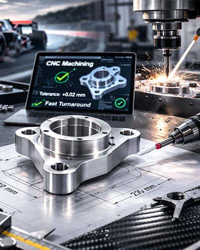 High-Performance Motorsport CNC Components Production Case