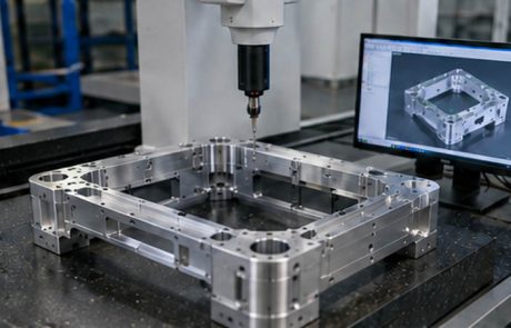 CMM dimensional inspection of CNC machined parts