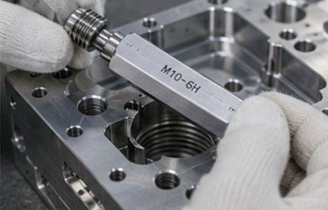 CNC machined thread gauge inspection
